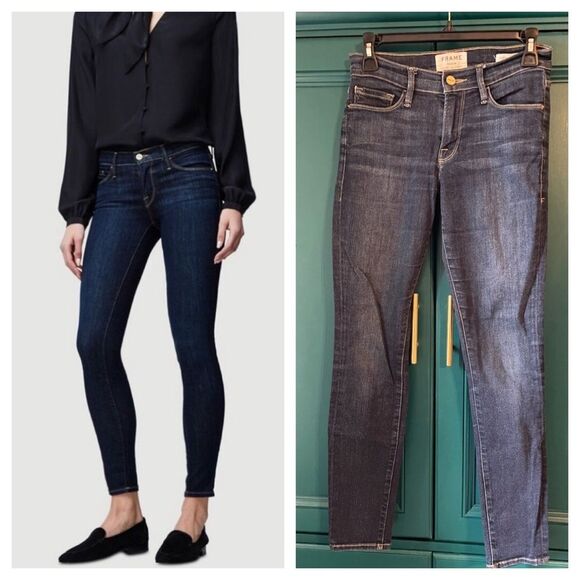 Frame Denim Le skinny de Jeanne jeans sz 27 - Picture 1 of 6